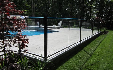 6mm glass with frame - Glass Ramps & Fences