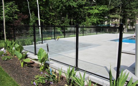 6mm glass with frame - Glass Ramps & Fences