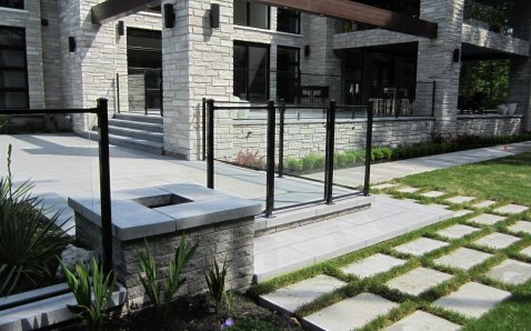 6mm glass with frame - Glass Ramps & Fences