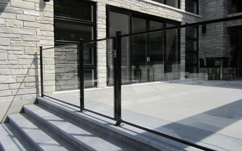 6mm glass with frame - Glass Ramps & Fences