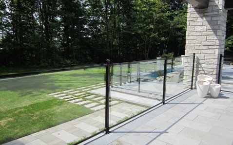 6mm glass with frame - Glass Ramps & Fences