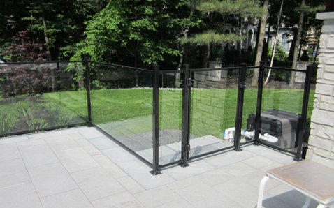 6mm glass with frame - Glass Ramps & Fences