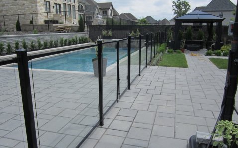 6mm glass with frame - Glass Ramps & Fences